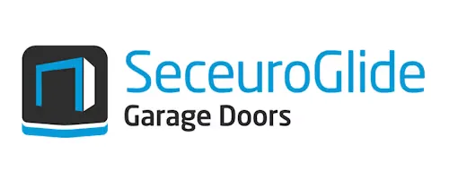 A logo for a garage door company.